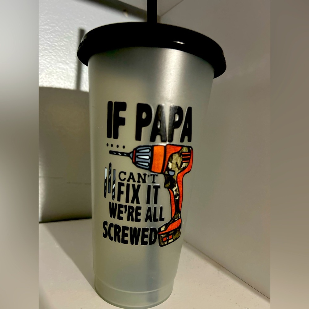 24 oz NEW Handmade Black Cup